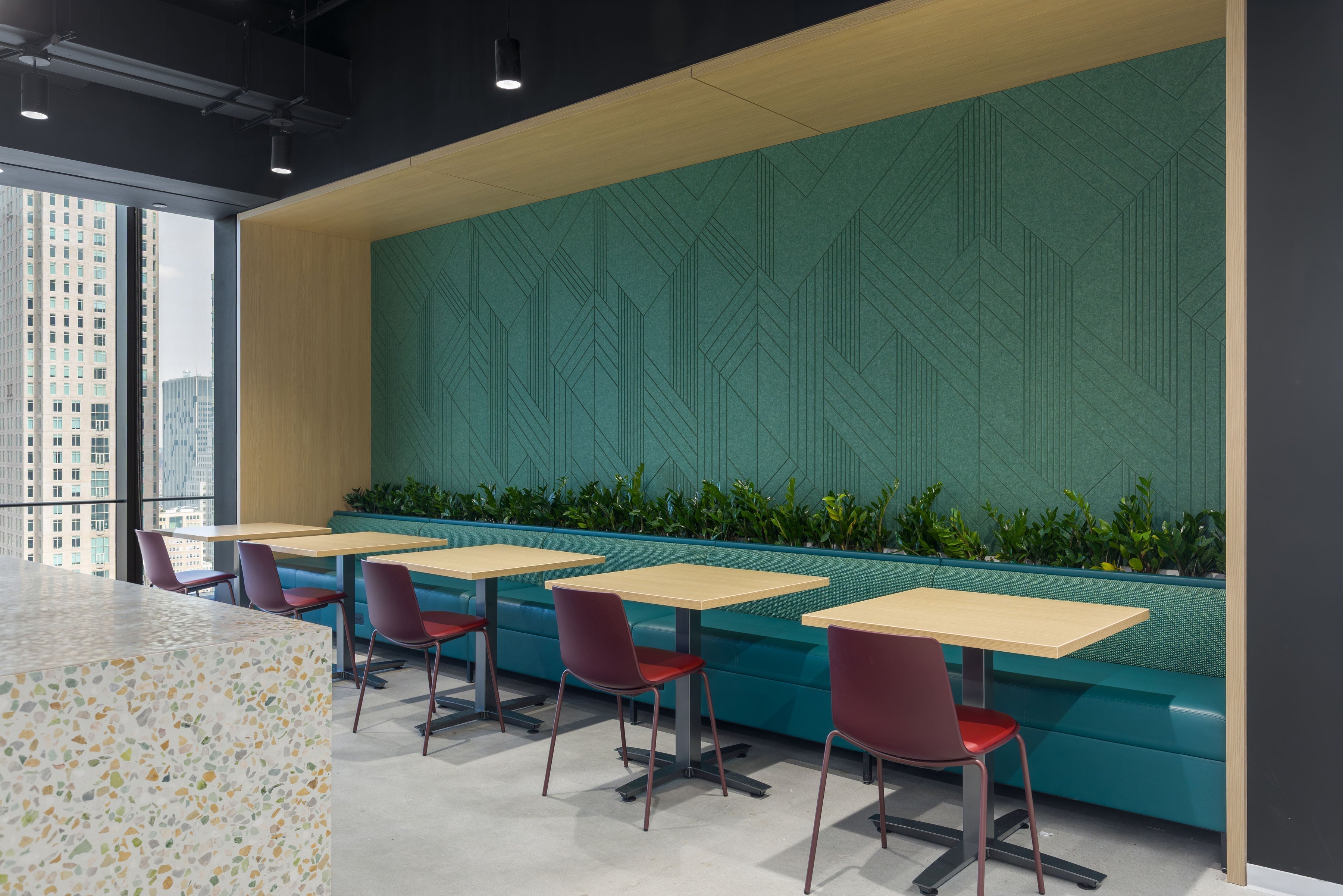 Acoustic Walls for a Workplace in Motion